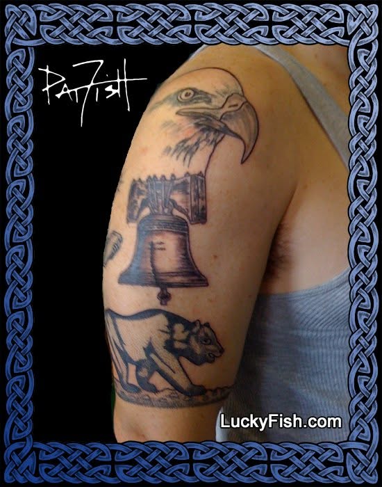 FishPat's tweet photo. Patriotism in skin. https://t.co/3ChS9gKteI