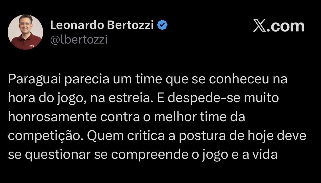 felipebruno09's tweet photo. @rodrigosalem disseram que quem critica esse jogo do Paraguai de hoje, deve questionar a vida. a vida. https://t.co/pZ9Gqh9Y3f