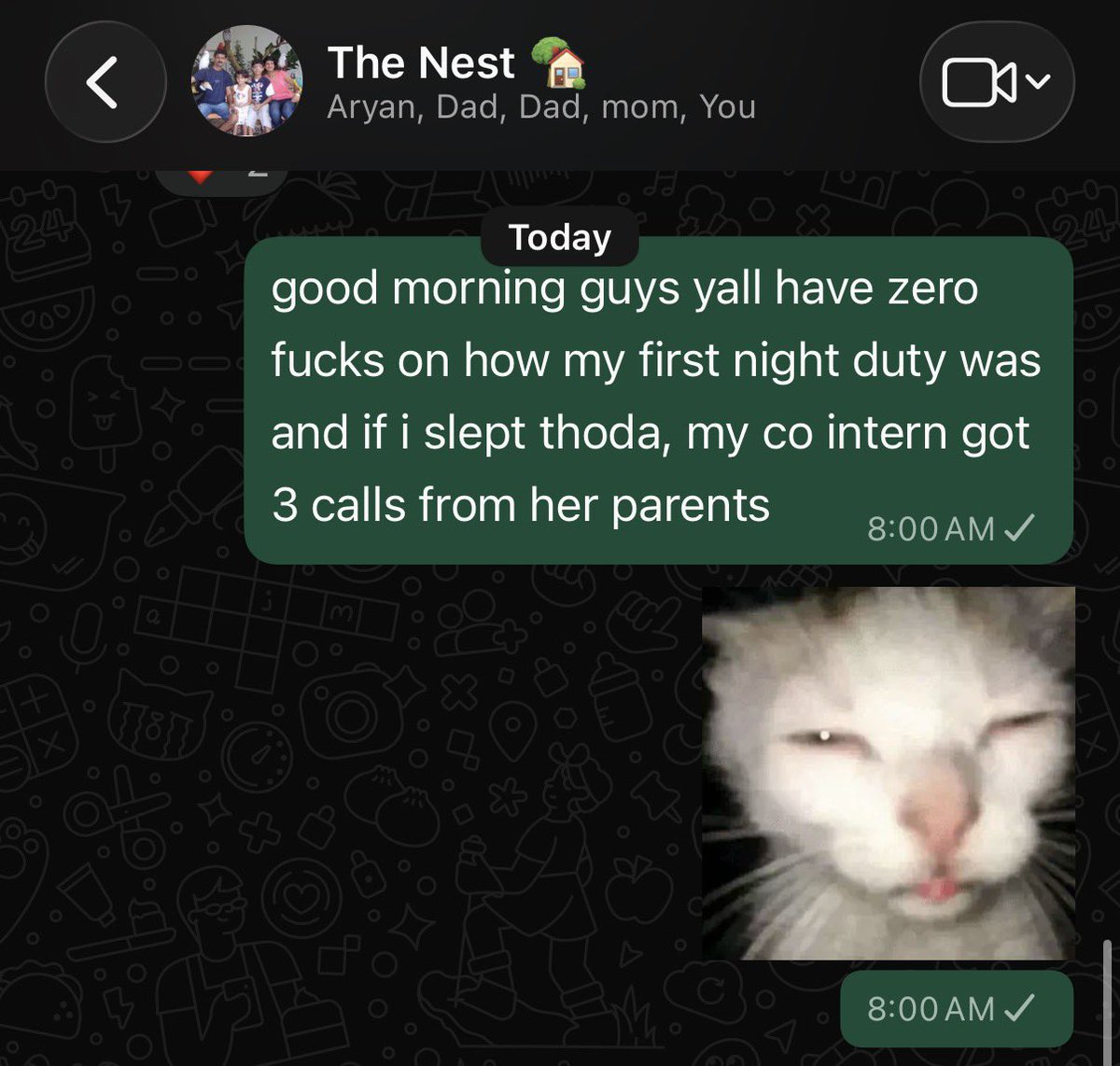 whyanviwhy's tweet photo. making my parents feel bad by comparing them to other parents

how the turn tables hehehe https://t.co/PWpVh1ux1L