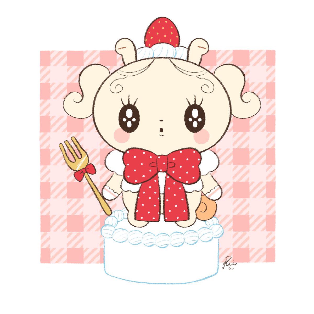 ruuiruiruirui's tweet photo. ショートケーキつむちゃん🍰
#ウサギのつもりのカタツムリ
#うさつむ https://t.co/mO8UEZvfpR