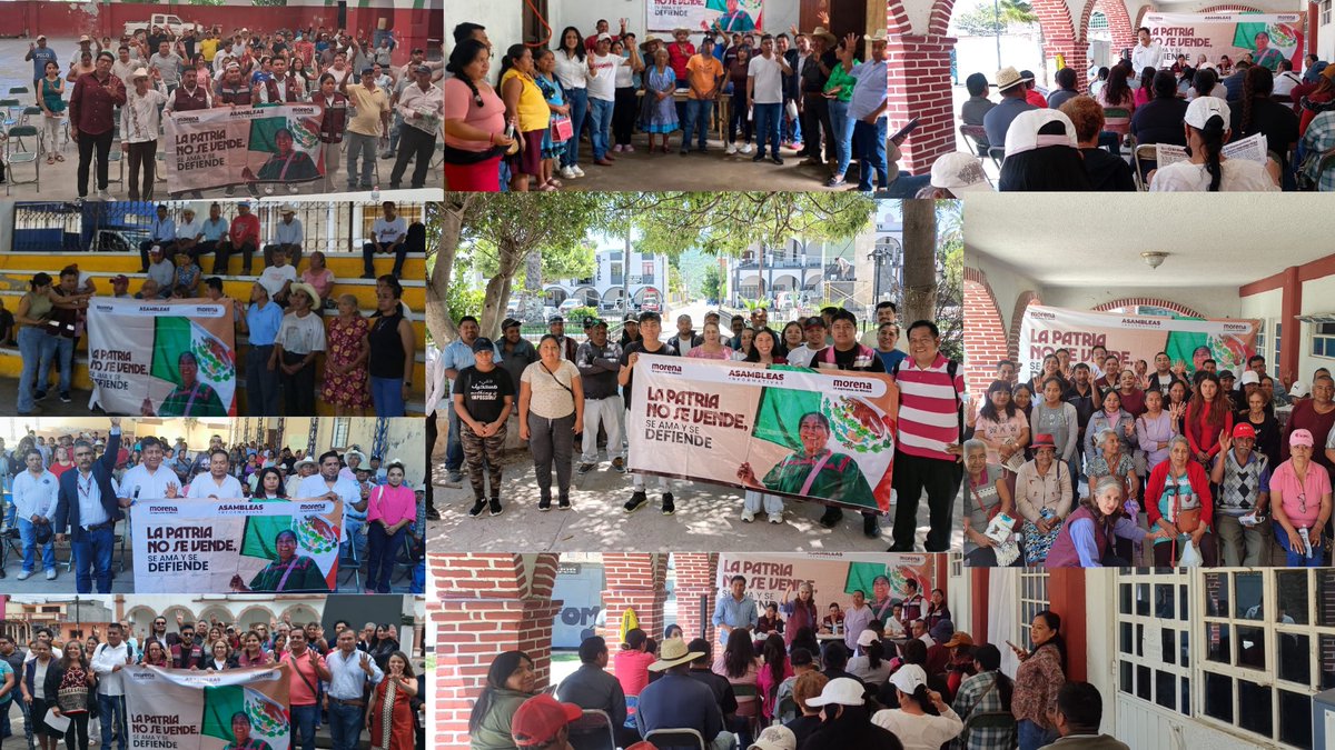 MorenaPuebla_'s tweet photo. 📍 Hoy Morena Puebla llevó a cabo asambleas en 10 municipios como parte de las Jornadas en Defensa de la Soberanía.

Con unidad, organización y participación de la militancia, seguimos defendiendo a México desde el territorio. 🇲🇽

 #JornadasEnDefensaDeLaSoberanía https://t.co/VLp3OCrxxx