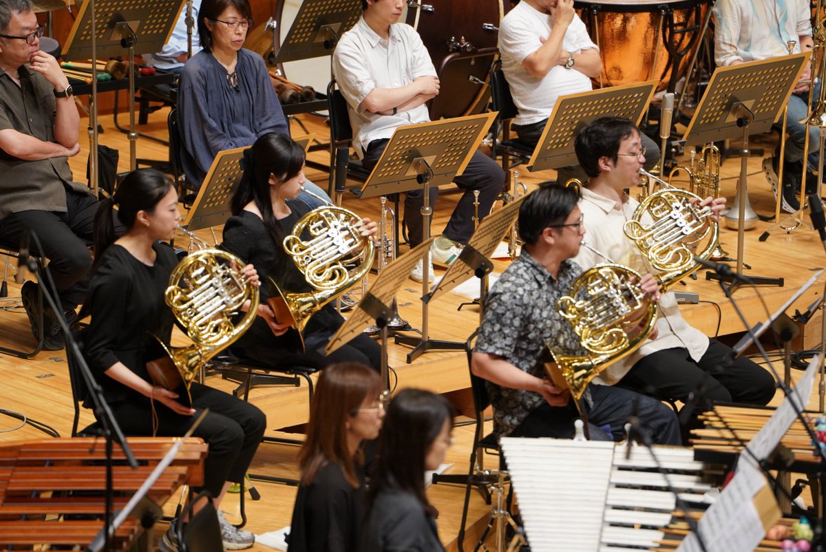 TKWOJapan's tweet photo. ただいま東京芸術劇場にて第174回定期ゲネプロ中！
マスランカチクルスも折り返しのVol.4！本公演では「交響曲第3番」をお届けします！お聴き逃しなく♪
#TKWO https://t.co/ZnhqDNkqhz