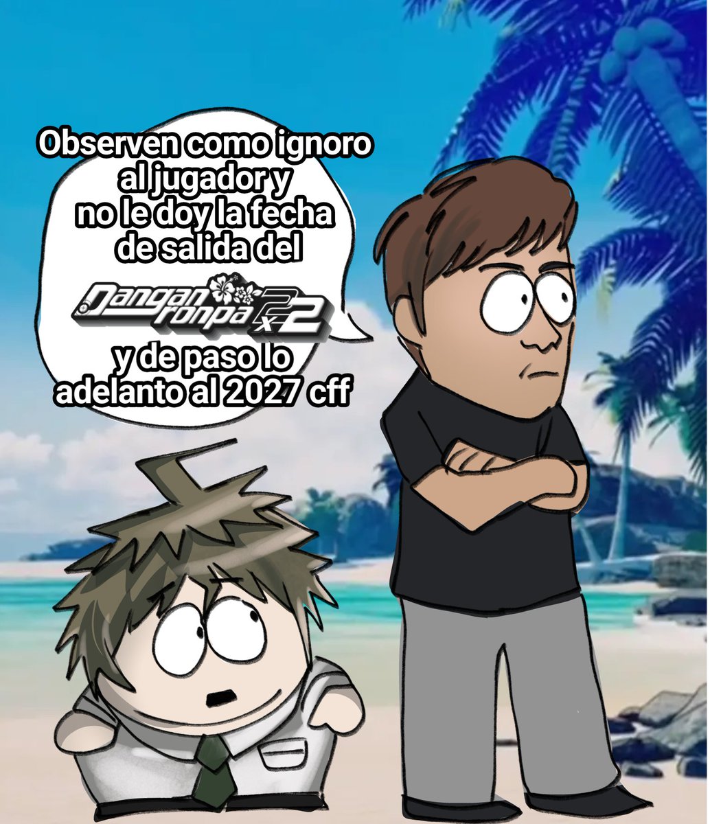 KuroSakano's tweet photo. Otro bodriocuri que hice lastima que no supe cómo dibujar a kodaka JAJAJS  #danganronpa #sdr2 #danganronpa2x2 https://t.co/nPeJKwh2AM