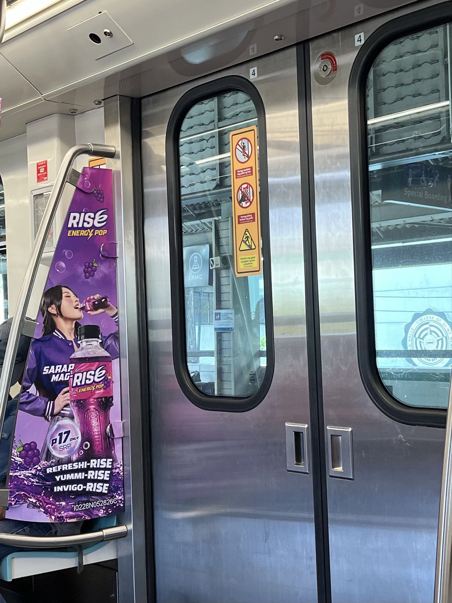 AtesofRabGel's tweet photo. Uy may nakita ako!

RabGel Rise Energy Pop Public transpo ads!💜🍇⚡️

Yung kilig at tuwa ko for them!🩵🩷

#RiseEnergyPopRABGEL https://t.co/Ho2h1HLaoa