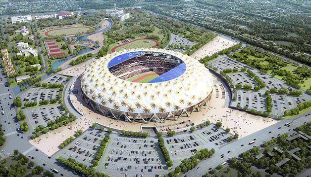 adbekele's tweet photo. People forget Addis is higher than the Azteca. 2,400 meters &amp; we never got to use it. CAF banned the current Addis stadium, so the Walias spent years playing home games on someone else’s field. The new stadium changes that. We’ll finally see if that altitude edge is real. https://t.co/lBzjP0L0wB
