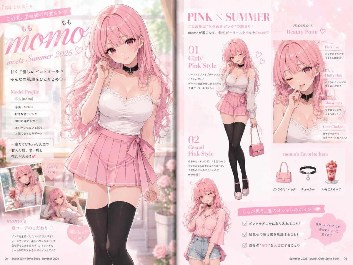 AIサマーファッション誌2026 素敵企画に参加💕 天使りりさんの