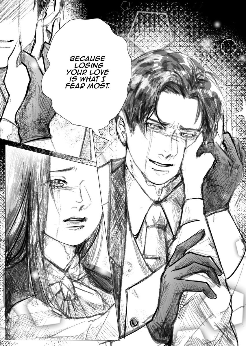 _blrvr's tweet photo. I commissioned an artist to draw this scene at Lucifer's route. I love it🥰

#obeyme #obeymelucifer #obeymeido https://t.co/hAvjkfMnhx
