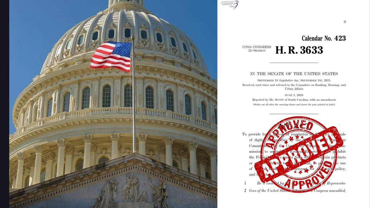 rajas2704's tweet photo. 🚨 BREAKING 🇺🇸

The Crypto CLARITY Act just took another step forward.

✅ U.S. law enforcement groups are no longer blocking the bill.

🗳️ A Senate floor vote before the August recess is now considered possible.

🚀 Momentum for U.S. crypto regulation continues to build. https://t.co/ImWnxoHIWN