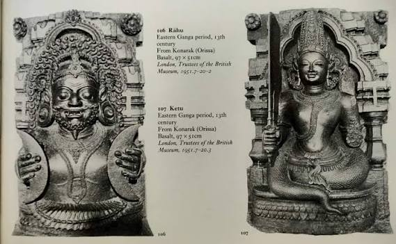 Fintech03's tweet photo. All thx to Prof. @natarajang Ji for bringing the Rahu & Ketu discussion forward through a DM. 🙏

In Vedic astronomy (Jyotisha Vedanga), Rahu & Ketu are explicitly called Chaya Grahas (Shadow Planets)/Upagrahas. Ancient Indian astronomers knew perfectly well that there were no physical, rocky mass-bearing bodies floating out there matching those names. 

Aryabhata, in his 499 CE treatise Aryabhatiya, formalized the mathematical physics of eclipses, rendering the old demons into pure geometry. Rahu & Ketu are the Lunar Nodes, the 2 abstract mathematical points in space where the Moon's orbital plane intersects the Earth's orbital plane (the ecliptic).  

Because the Moon's orbit is tilted at roughly 5.1° relative to the Earth's path around the Sun, the 2 planes only cross at 2 precise nodes 180 degrees apart:

Rahu - The Ascending Node (where the Moon crosses from South to North).  
Ketu - The Descending Node (where the Moon crosses from North to South).  

We cannot see these nodes with a telescope/a mirror because they have zero mass. They are invisible coordinates. The only way to find them is through retrograde predictive mathematics. 

By tracking the exact speed of the Sun’s projection & the Moon’s projection on their grid & calculating the exact moments when the paths converged to cause an eclipse, Indian mathematicians tracked the invisible trajectory of these points. 

They calculated that these 2 invisible points move backward (retrograde) through the zodiac, completing 1 full revolution every 18.6 yrs.