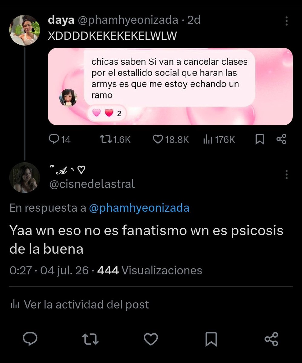 cisnedelastral's tweet photo. @ErizoCL Y son una pesadilla que no vale la pena responderle nada. Fui fan del kpop en su momento, pero ver está ordinaries dejando tanta malicia por un concierto deja mucho que desear de las chiquillas. https://t.co/3F9soRE7Xx