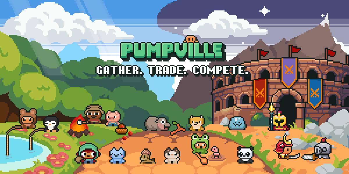 PumpvilleWorld's tweet photo. New to Pumpville?

Spend your time fishing, mining, gathering, trading with players on the Marketplace, completing quests, or battling in the Arena.

There’s no single path through the world. You decide what kind of player you want to be. https://t.co/7IwnFgtGoU