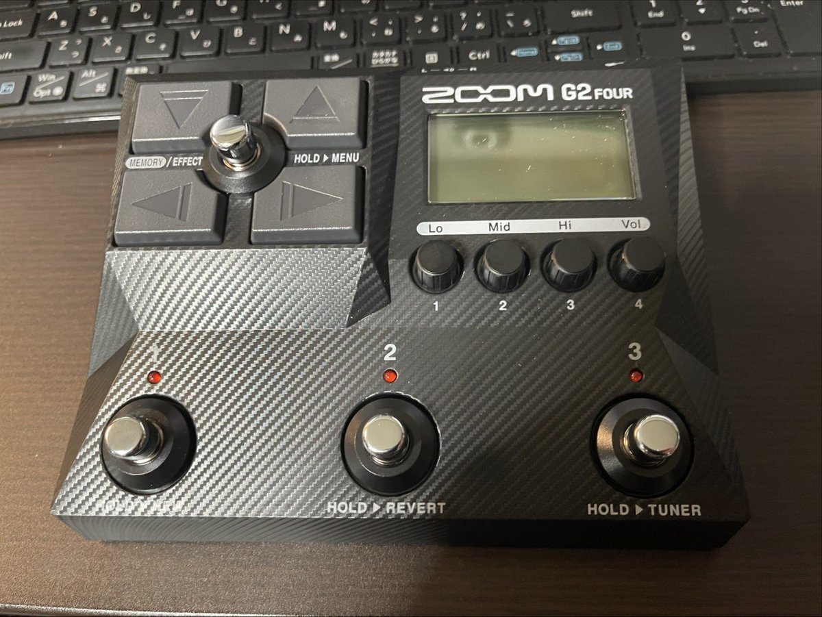 mikey__h's tweet photo. 今日のライブのためにちょっとだけ機材を新調、アンプシミュ&amp;空間系用
低価格帯のマルチだけど、BurningWaterとKeeley DS-1 Ultraをとおせばなんだかんだいい音になるのだ https://t.co/cSUEX2NrDk