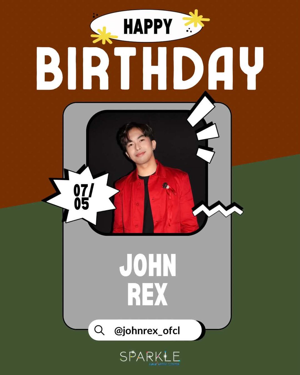 Sparkle_GMA's tweet photo. Happy Birthday, John Rex. May this special day bring you much joy and happiness. 🥳
#JohnRex https://t.co/pDVkeoQGb1