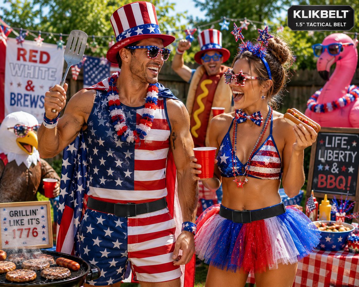 klikbelts's tweet photo. The team at Klikbelts wishes you a happy and safe 4th of July! Celebrate 250 years of hard fought freedom. https://t.co/3hPyheLbaX