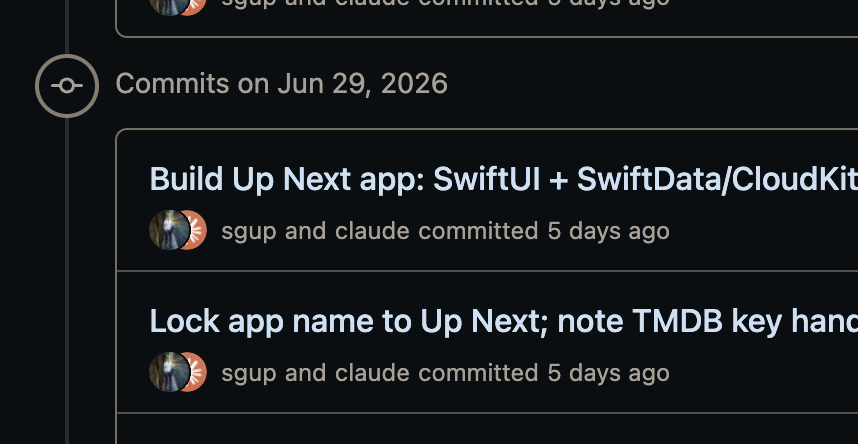 UpNextTVApp's tweet photo. About Up Next:

On June 29, I started building this as a personal project, because I wanted a fast, minimal alternative to TV Time for my own use.

I used TV Time to track shows but didn't like the loading screens and navigation, so wanted to experiment with my own design.

🧵👇 https://t.co/uJri69VFS9