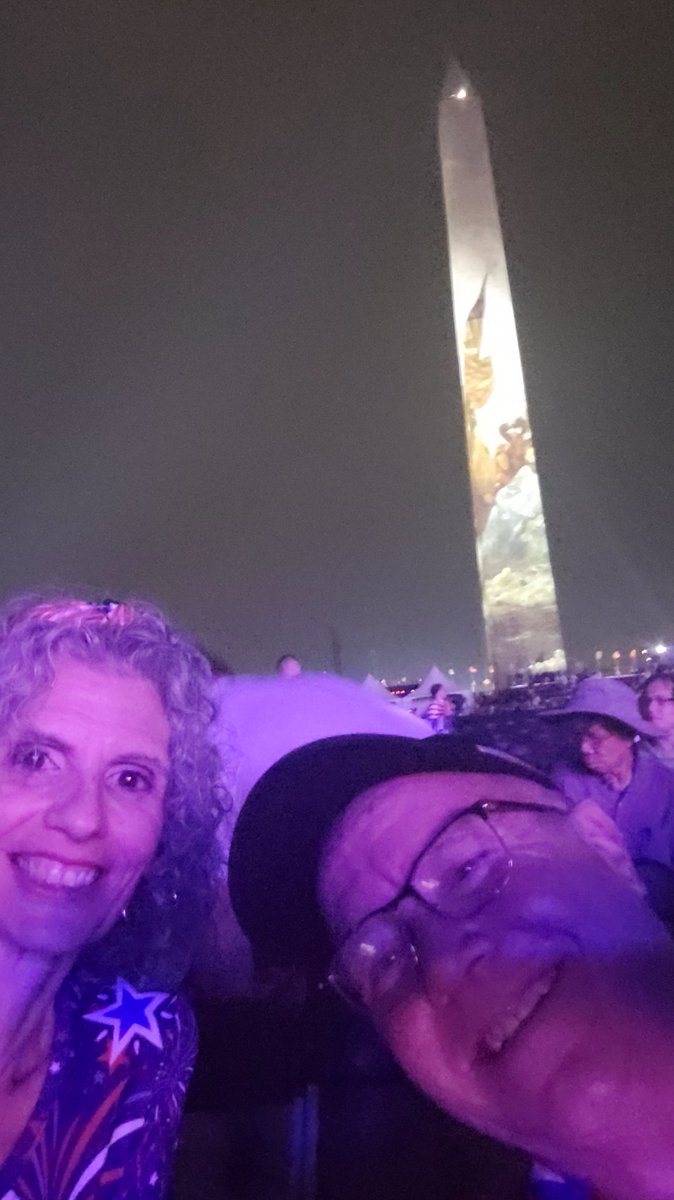 NiemotkaMike's tweet photo. Okay patriots, the party is back on!!! It worked out better since now we have seats by the main stage, and look who is waiting to give his speech! #america250 #july4th #bestcountryever #Ilovemycountry https://t.co/AINmCnfhTK