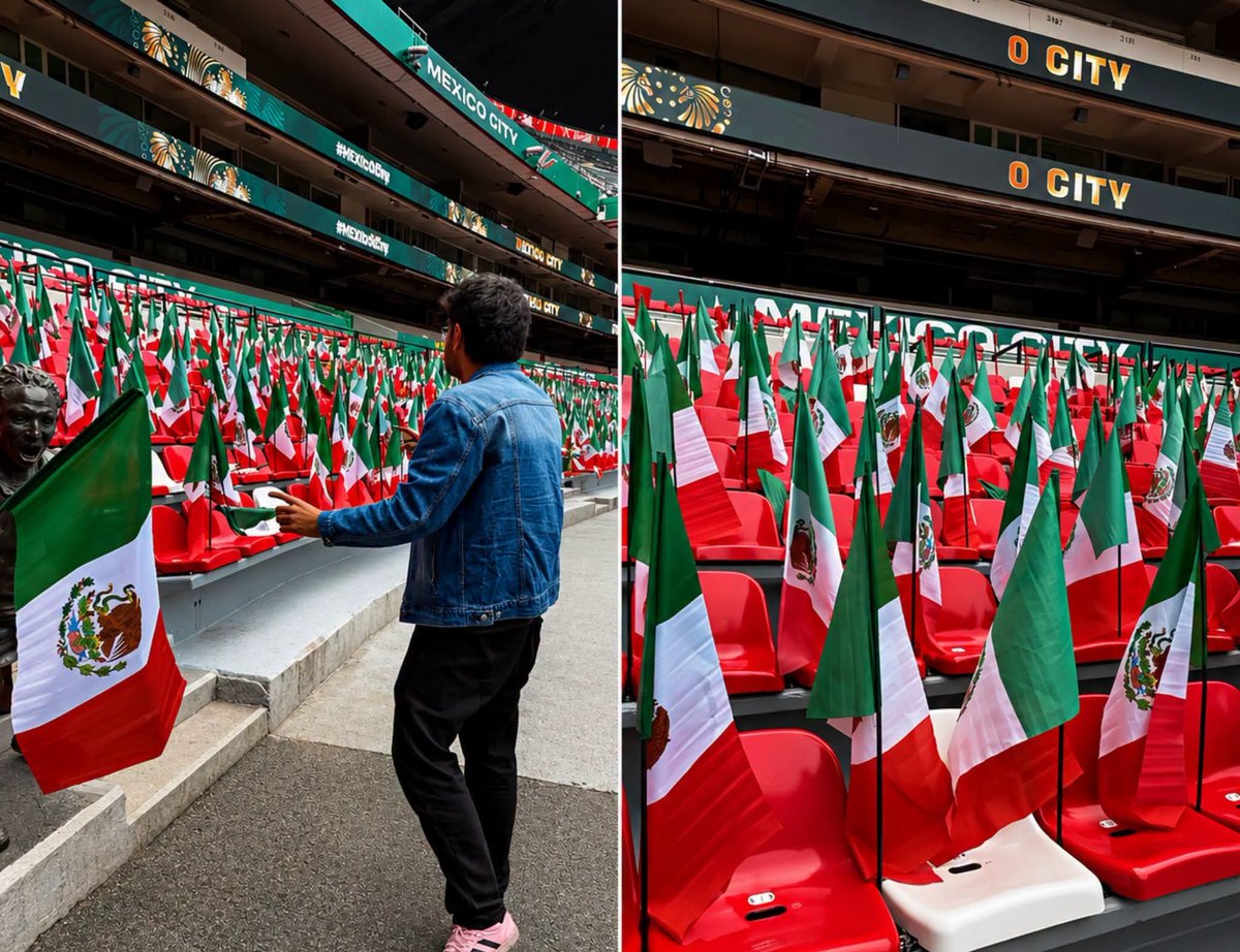 scorediario's tweet photo. 🇲🇽 | México ⚽
Se esta preparando una mega sorpresa para recibir a Inglaterra en el estadio azteca, el cual se pintará de verde blanco y rojo, además de un mega tifo.
Será un juego histórico para México. https://t.co/z1VLzFVdMq