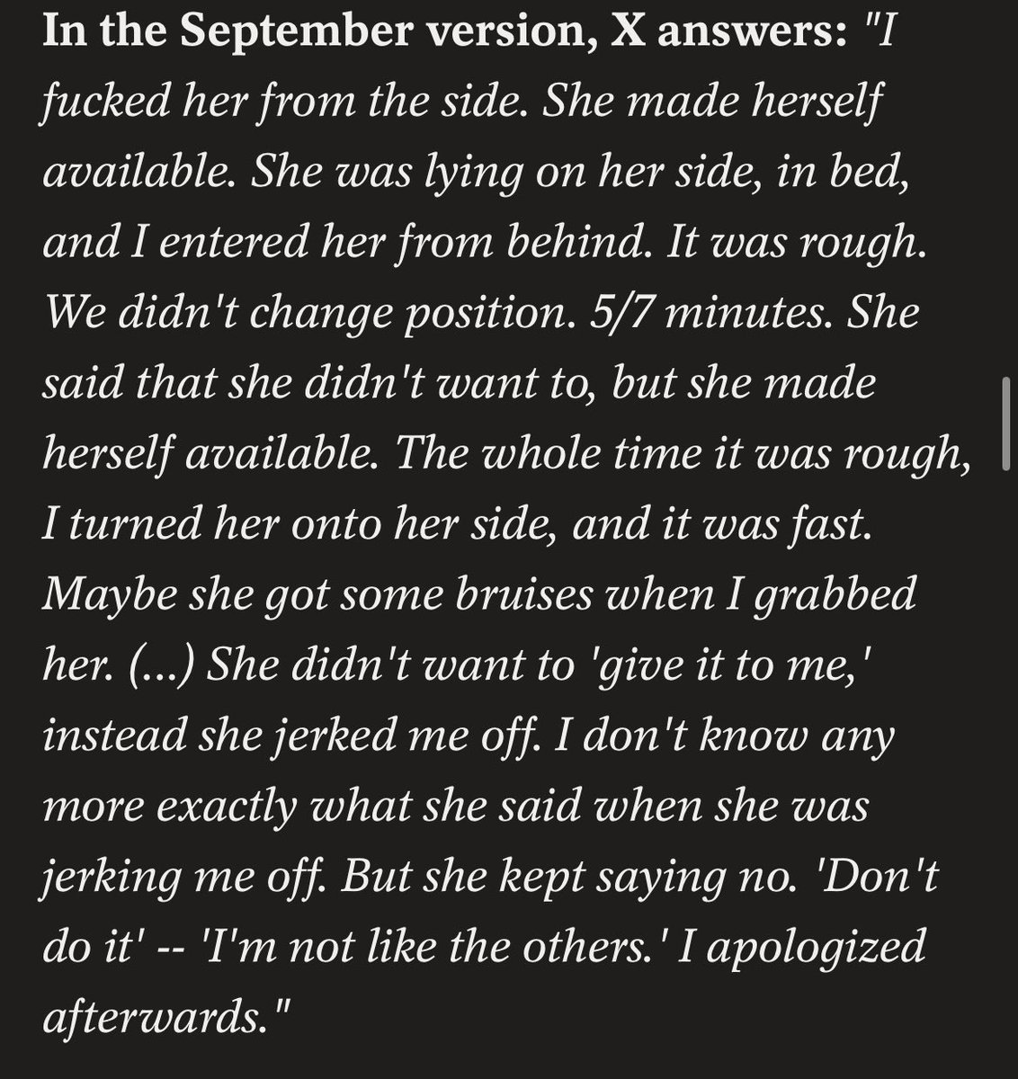 ExposingPlayerz's tweet photo. @ReBeastz @someballfacts @redactedfan Using a leaked document proving Ronaldo admits to rape is now apparently throwing shit at a wall hoping it sticks? I know what type of person you are. I don’t defend rapists. You do. https://t.co/QOjNje2lcJ