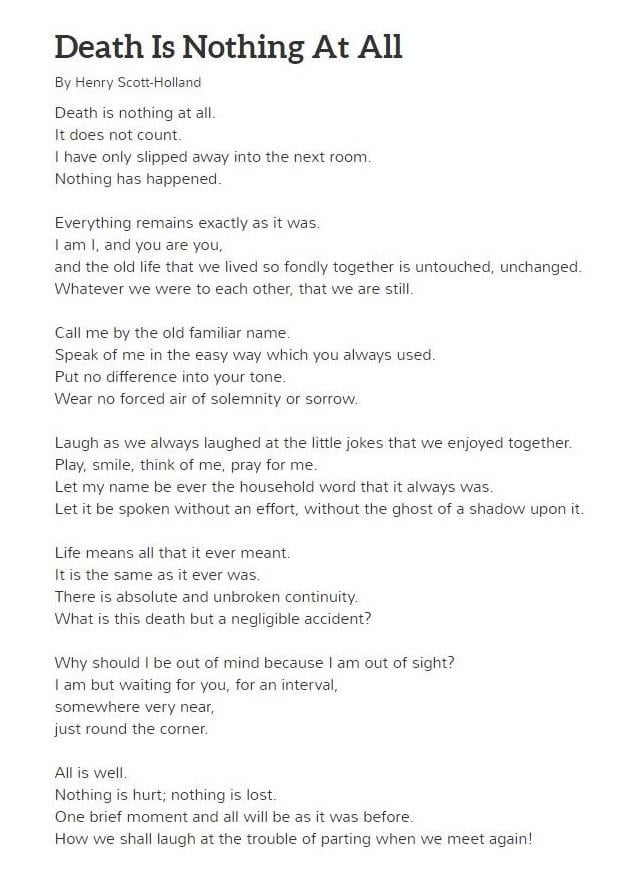 rebeccalynne_92's tweet photo. Someone shared this with me after my brother died and now i sob whenever I read it https://t.co/Jo1aUVUrgA