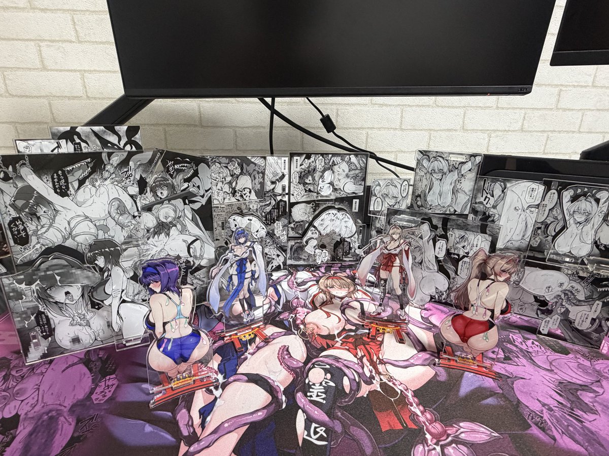 gutn65's tweet photo. はるこん先生(@ore_halcon )の一番くじグッズ全て届きましたー

全てクオリテ��高く素晴らしいです！

破魔の巫女シリーズは長く続く作品になる予感がしますがこれからもずっと応援しています https://t.co/cmvM5i4Ekl