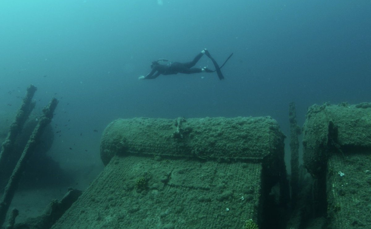 TheWFA's tweet photo. The Gallipoli Historical Site Directorate has launched ‘Deep Heritage’, a conservation project to preserve WWI shipwrecks. HMS Louis, a 1913 destroyer, is the first to receive cathodic protection to slow metal corrosion.
https://t.co/GQS0blAhYJ https://t.co/iIR3B4k6vN