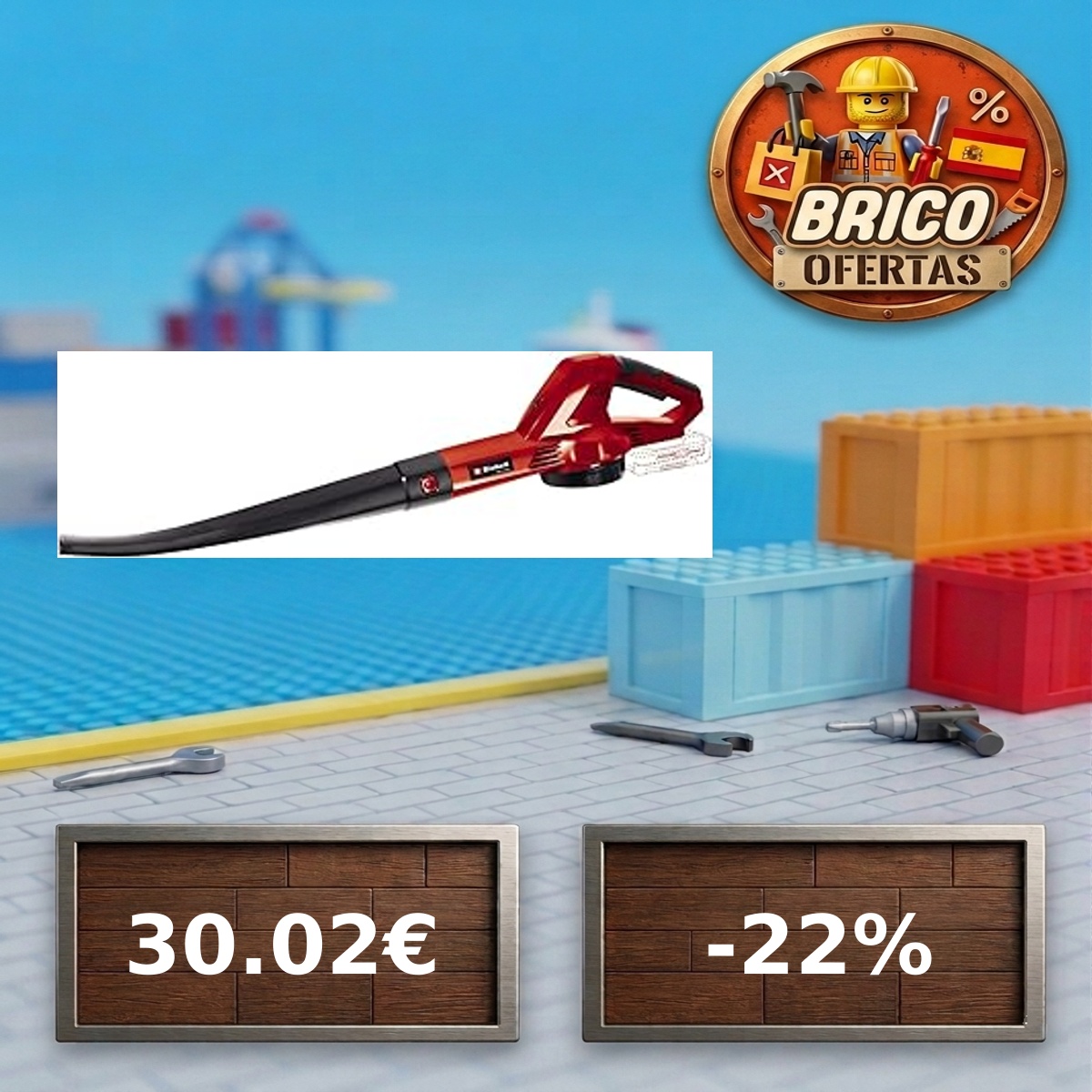 BricoSniperES's tweet photo. 🔴 EINHELL Einhell Soplador de Hojas con tecnol...

💰 Precio: 30.02€ (Base: 38.28€)
📉 Descuento: -21.6% | ¡Mínimo de fábrica! 🛠️
🎯 Sniper: 73/100

🛒 Caza el chollo: https://t.co/aqMNMfhng9
 #brico #ofertas #chollos #Afiliado https://t.co/xUJZuUGo8M