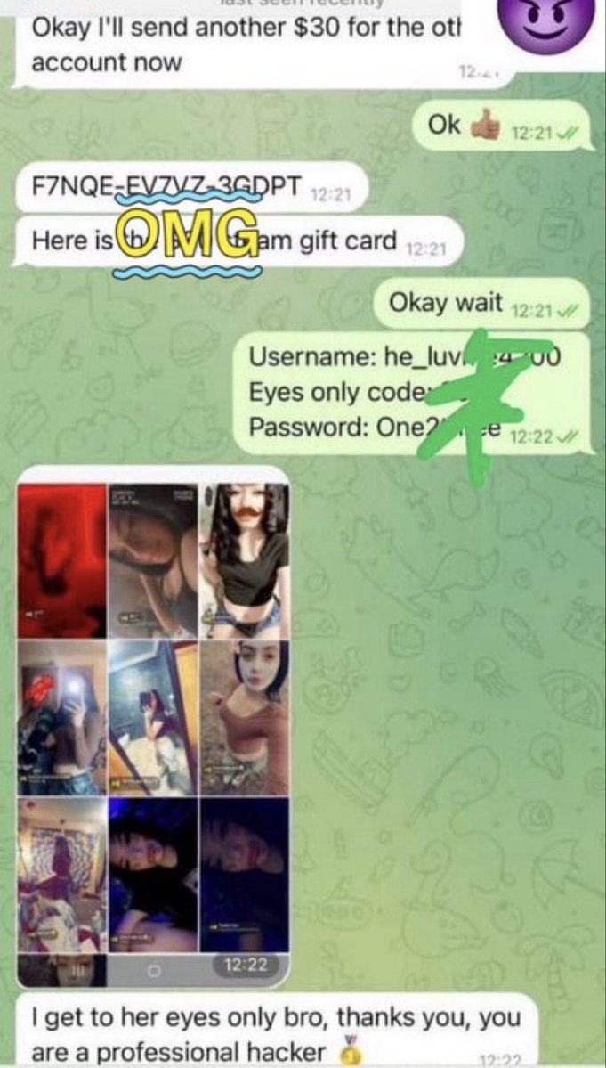 AhNeriman's tweet photo. Fast snapchat hacking 
I hack all social media recovery and access to iCloud, let’s spy her now and check what she got on her eyes 👀 only‼️💯
Look comment to text me

#nsfwtwt #lowlvl #nolimits #bop #bopper #wankchat #snapchatgirls https://t.co/6cNfnOvdVK