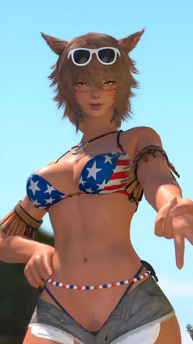 proxy_xiv's tweet photo. Happy 4th of July~ https://t.co/iX2e7VnlnU