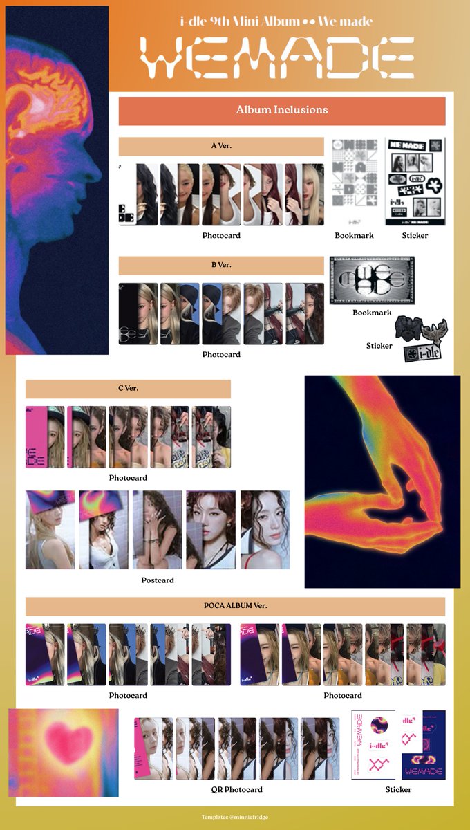 minniefr1dge's tweet photo. We Made Template Wishlist Gimme Dat Love Ver. updated previews + added makestar LD and popmerch 5 fs, qq music + mono stuff
lmk if any mistakes

hq: google drive in bio
#GIDLE #G_I_DLE #MINNIE #SOYEON #MIYEON #아이들 #idle #WEMADE idle i-dle miyeon minnie soyeon yuqi shuhua https://t.co/6AuubSN5y5