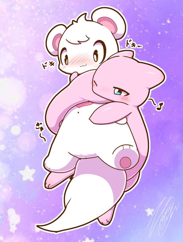 ミュウの日らしいですよ♡(過去絵) ちなみにミュウちゃんは結構好きです♡