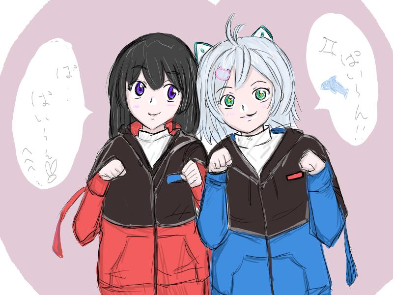 netorokor's tweet photo. 折角色塗り方をおぼえたので半年前の絵をリメイク シロみと最高！！ #みとあーと  #SiroArt #月ノ美兎 #電脳少女シロ #シロみと https://t.co/eG0rNI9cQT https://t.co/sdUNzZG8js