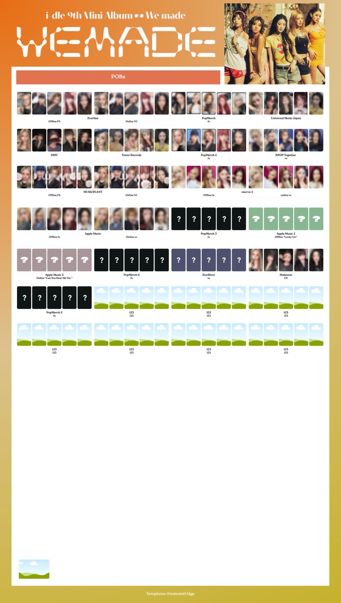 minniefr1dge's tweet photo. We Made Template Wishlist Gimme Dat Love Ver. updated previews + added makestar LD and popmerch 5 fs, qq music + mono stuff
lmk if any mistakes

hq: google drive in bio
#GIDLE #G_I_DLE #MINNIE #SOYEON #MIYEON #아이들 #idle #WEMADE idle i-dle miyeon minnie soyeon yuqi shuhua https://t.co/6AuubSN5y5