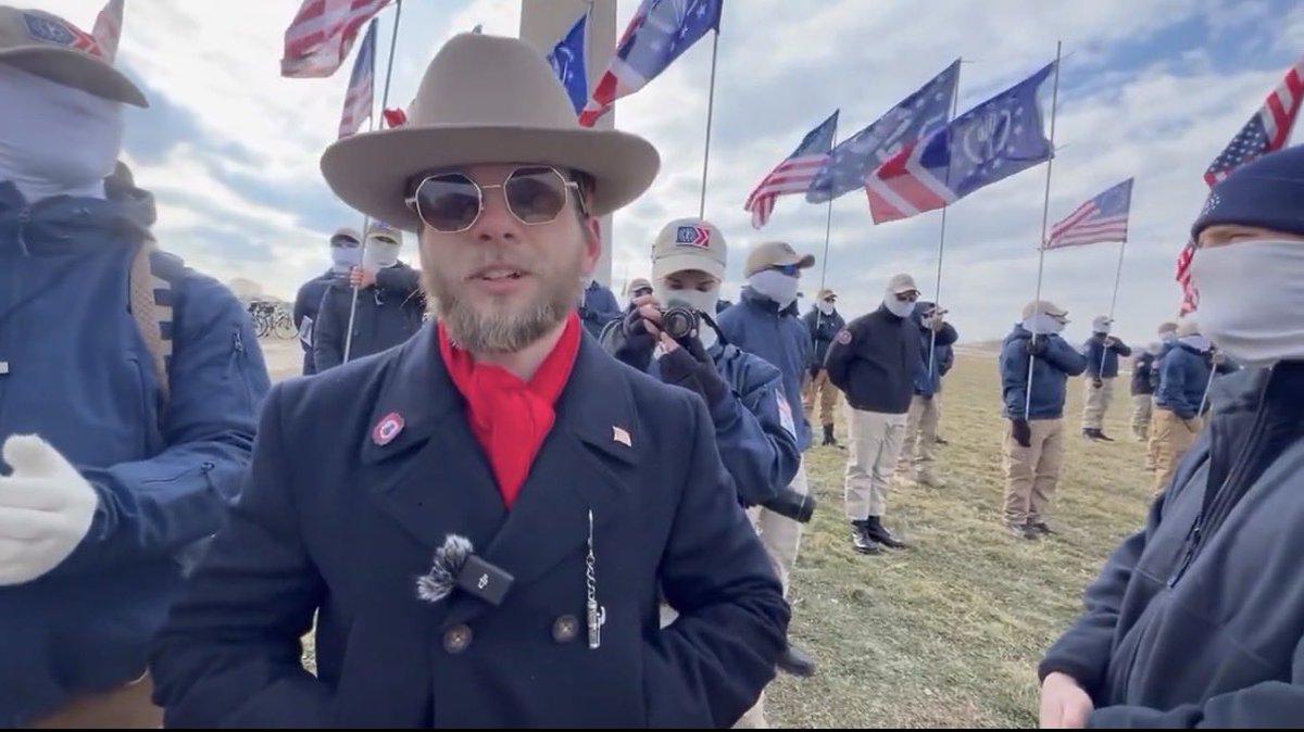 ColMoeDavis's tweet photo. In January 2025, Senator Mike Lee said the deep state group Patriot Front would cease to exist when Kash Patel was confirmed as FBI Director.

On July 4, 2026, after hundreds of Patriot Affront members in face diapers marched through DC, they said Kash Patel wasn’t fit to run the FBI because he’s Indian and Indians shouldn’t run any federal agency.

Mike Lee and Laura Ingraham on July 4, 2026 said Patriot Affront is no longer deep state, it’s Antifa.

They always have to find an excuse rather than admit that the Nazi racist assholes are their teammates.