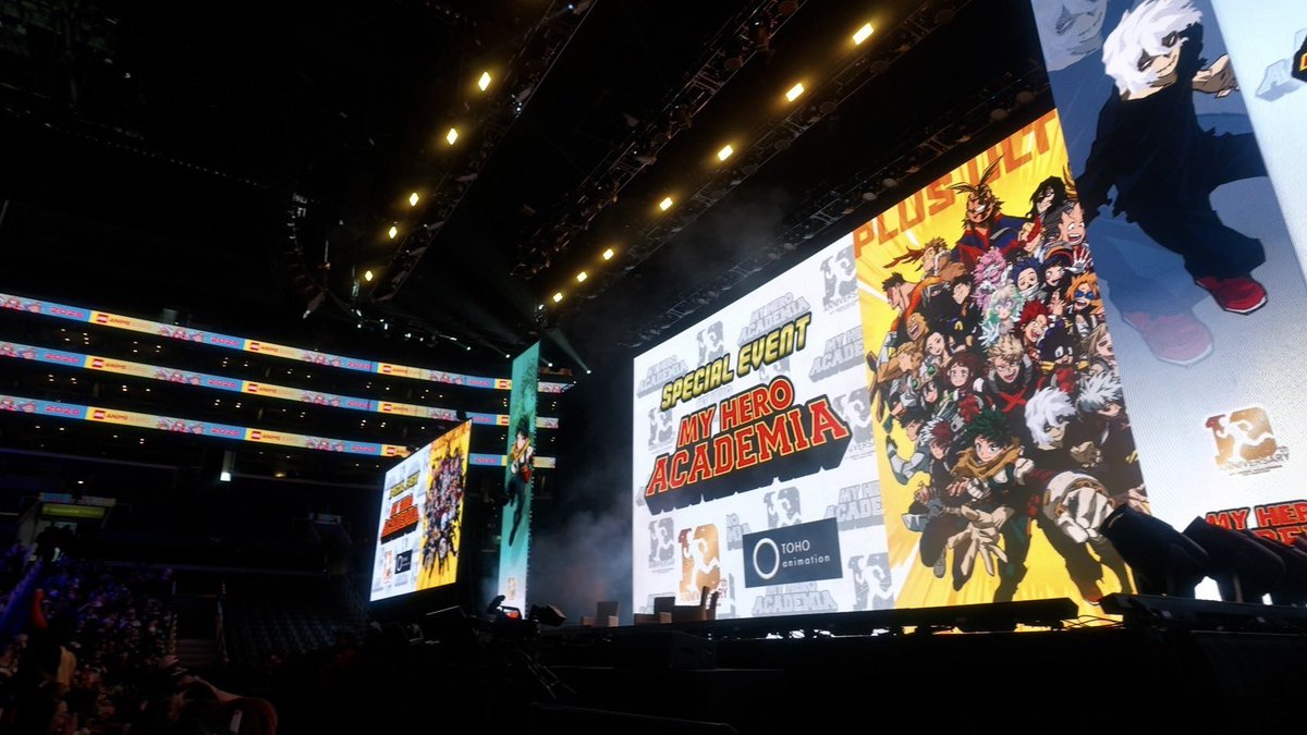 TOHOanimation's tweet photo. 🇺🇸 Anime Expo 2026
『#僕のヒーローアカデミア』
スペシャルイベント📷

山下大輝さん&amp;内山昂輝さん出演!!
アニメ10周年をお祝いする
特別なステージをお届けしました✨

#AX2026 #AnimeExpo https://t.co/TuZDIkP2RY