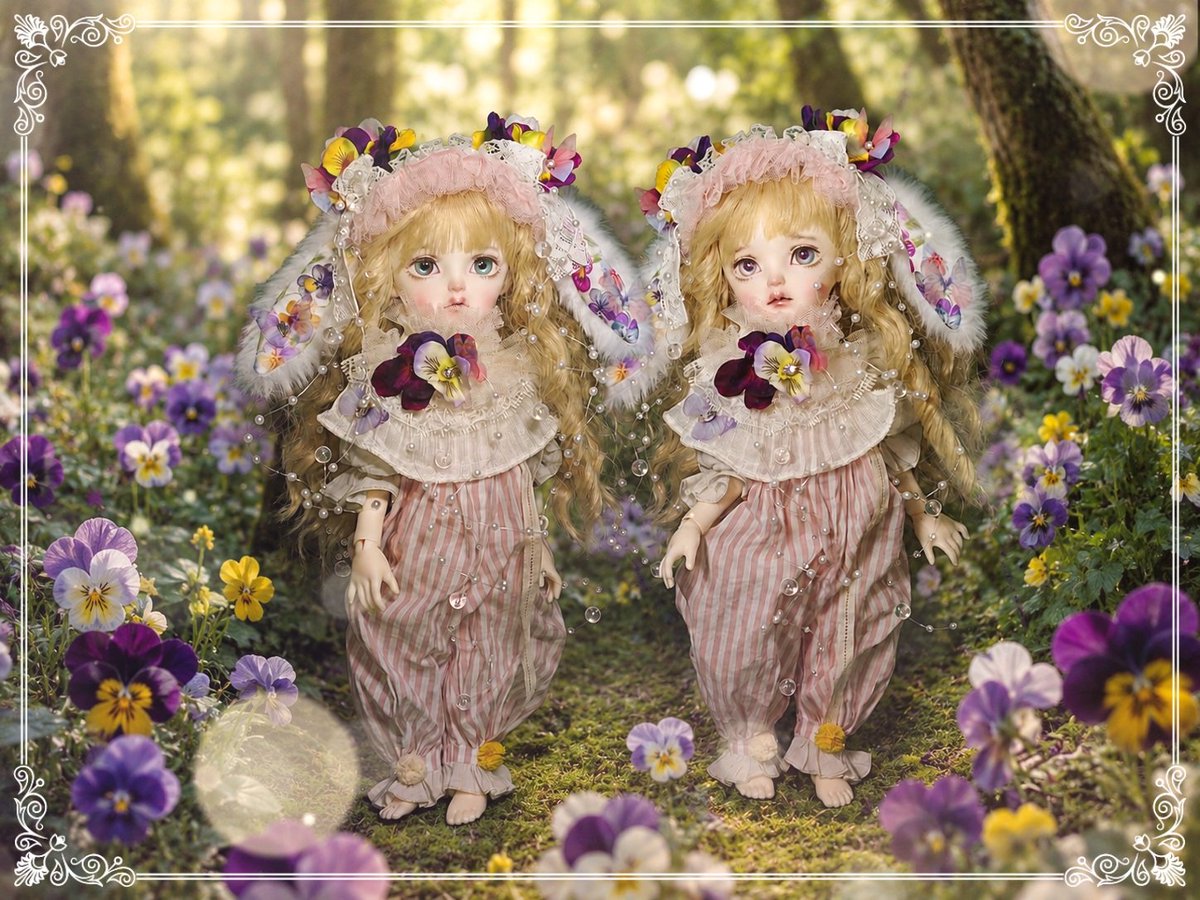 QjhS3jndC0Dsz9X's tweet photo. メルカリ限定
パンジーと子うさぎ
#imda
#imdadoll
#angeldear
(子うさぎ耳パンジーカチューシャ+フリルチョーカー)
お洋服はディーラー様製品
iMda3.0 Violettaちゃん
はやっぱり可愛い🥰💕 https://t.co/qimp3C4JHh