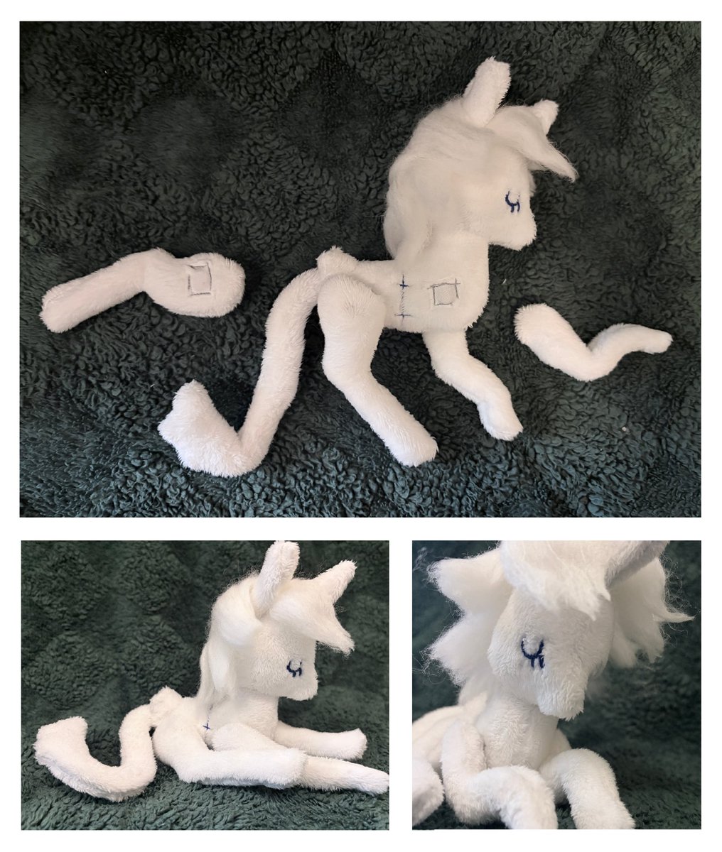 canyonteeth's tweet photo. one of my bigger plush attacks from #artfight! All limbs are magnetic and tail + front legs are poseable https://t.co/upYO9DOGqH