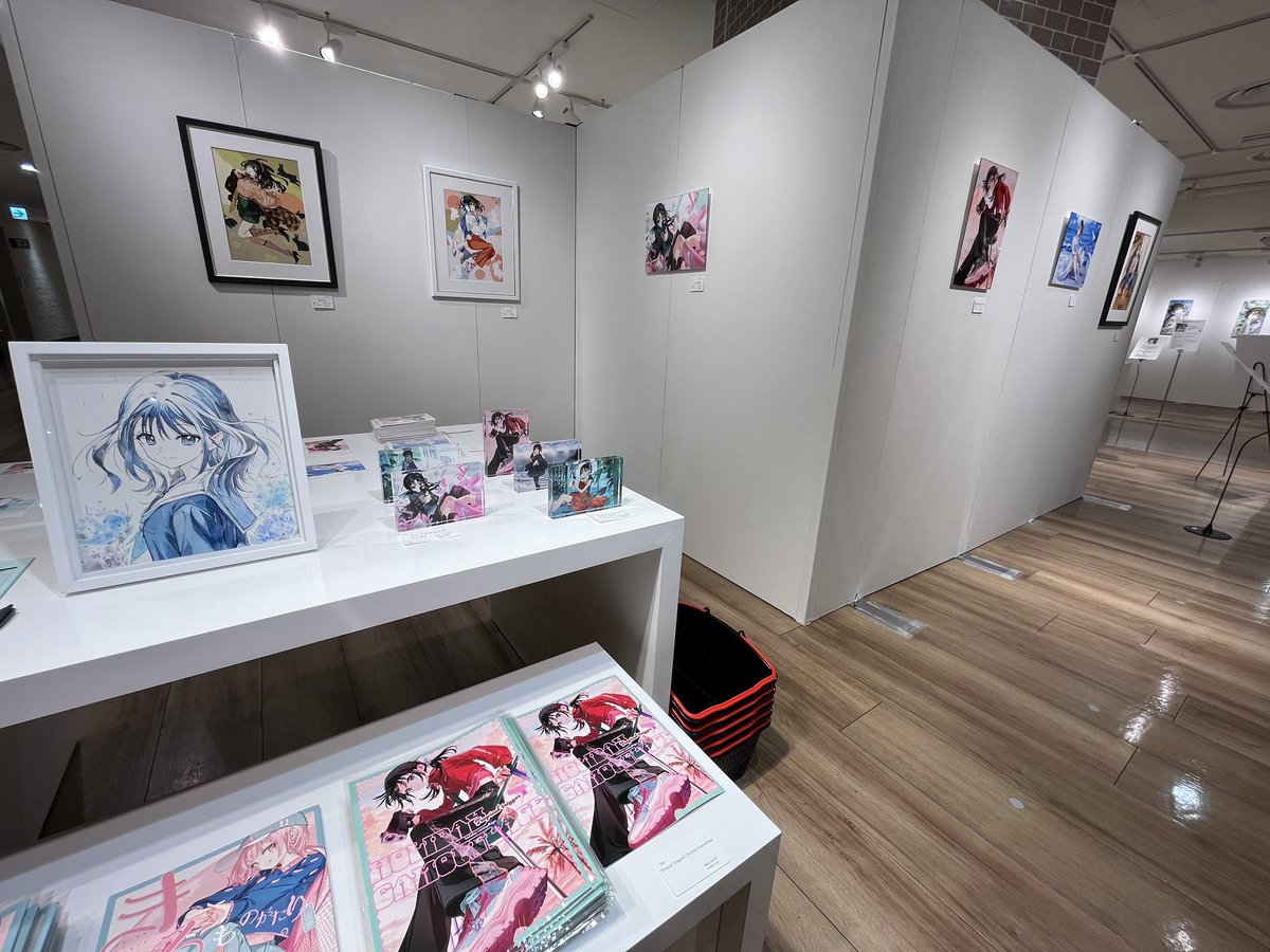 📣【1点限定】表面サイン入り✨ ＼ Tiv作品展「青の刹那」 複製原画