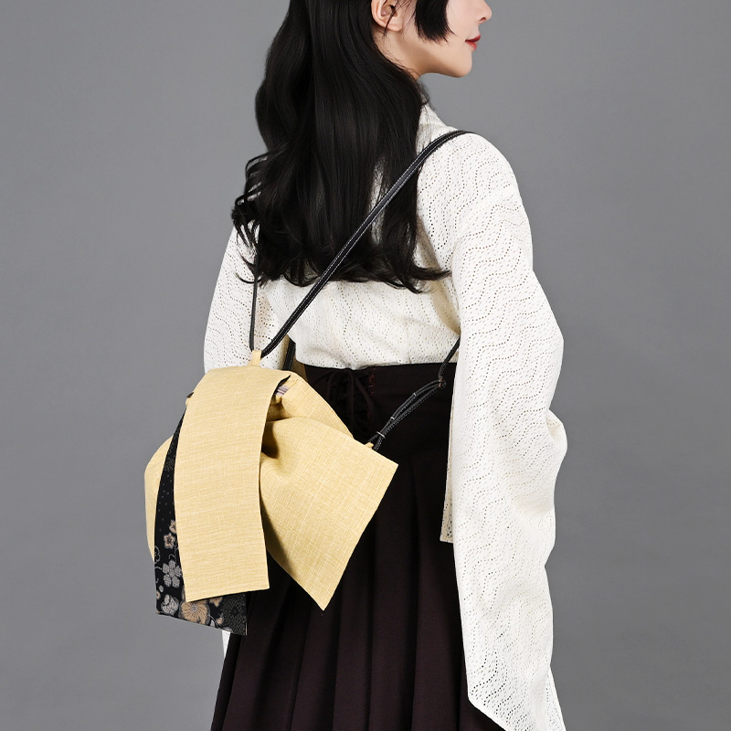 pick up】都結びの帯リュック 「みやこ結び」帯風デザインのリュック