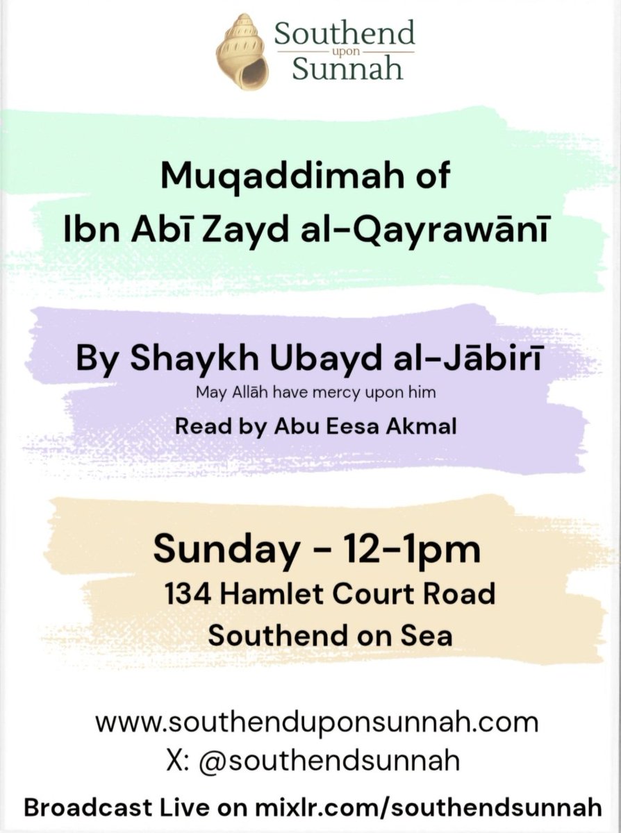 SouthendSunnah's tweet photo. Lesson continues today inshaAllāh https://t.co/h32Kzuflb2