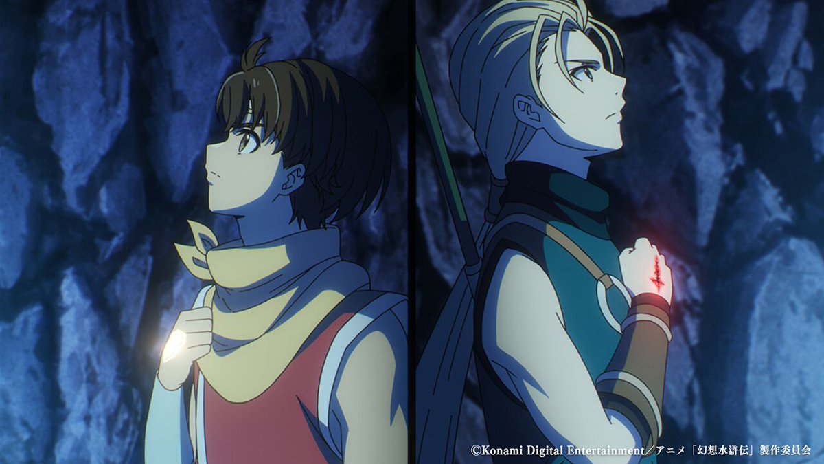 dengekionline's tweet photo. アニメ『幻想水滸伝』第2弾PV公開🎬✨
amazarashiによるOP主題歌「悲しみさえ大人びて」の音源が初解禁！
https://t.co/Q9xHlgeM3t

追加キャストに山野井仁、沢城みゆき、酒井広大が決定。
5名のメインキャストが登壇する舞台挨拶付き先行上映の実施も！ https://t.co/qoALTbHKhi