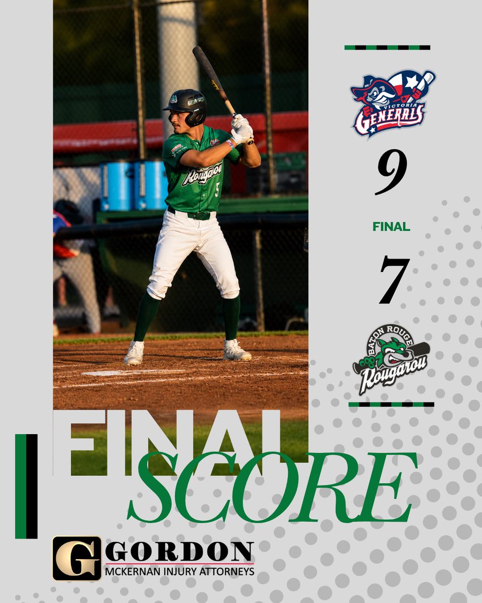 BRRougarou's tweet photo. Final.
Happy 4th of July from the Rougarou! 🇺🇸
#summerball #baseball #tcl #4thofjuly #defendingchamps https://t.co/mklfHFxgwO