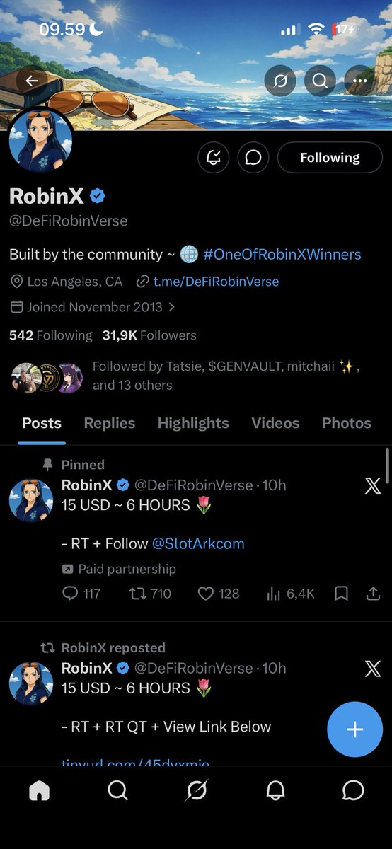 0xtdybigwin's tweet photo. @itsgayri @DeFiRobinVerse DONE https://t.co/wyY680YDBp