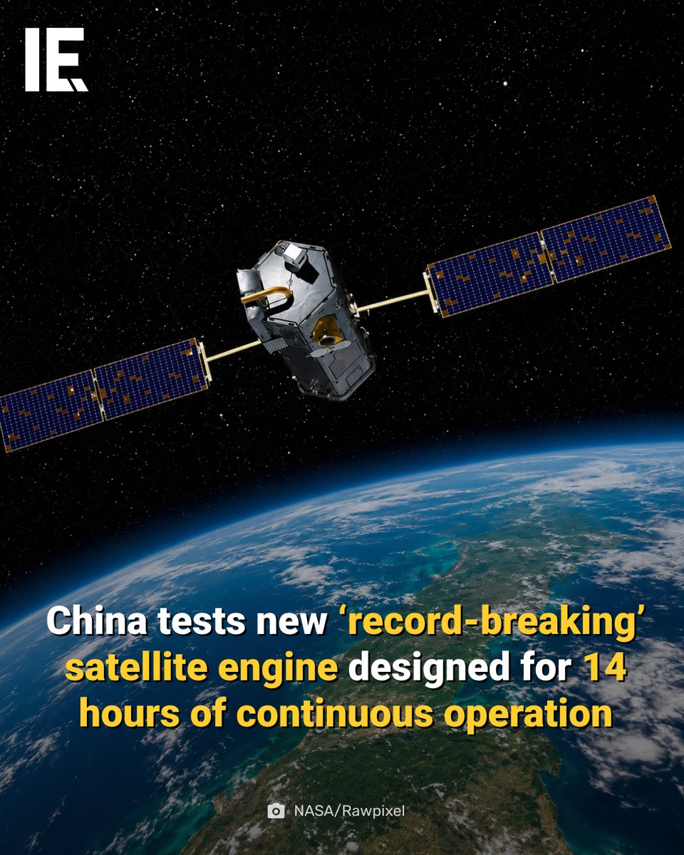 IntEngineering's tweet photo. China's latest space propulsion breakthrough could reshape the nation's future satellite deployment missions.
https://t.co/GRsRoQV2SQ
#ChinaSpace #SatelliteEngine #SpacePropulsion https://t.co/G1Dq9jfcbf