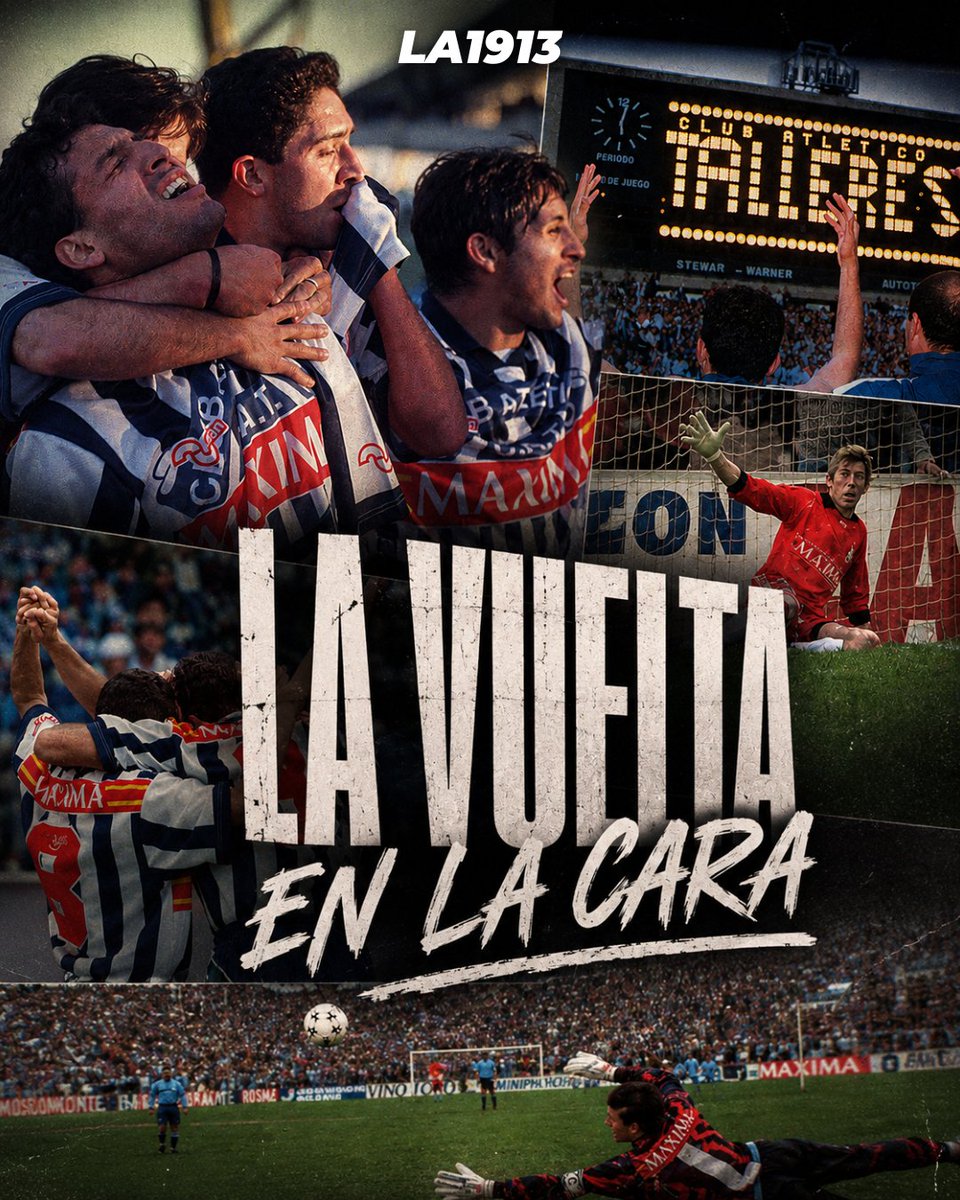 la1913com's tweet photo. 🏆💙 A 28 años de la Final del Siglo.

El partido más importante en la historia del fútbol cordobés. La tarde en la que #Talleres escribió una página eterna para el pueblo albiazul.

💬 ¿Te acordás dónde estabas aquel 5 de julio de 1998? https://t.co/A1RzyIc0P9