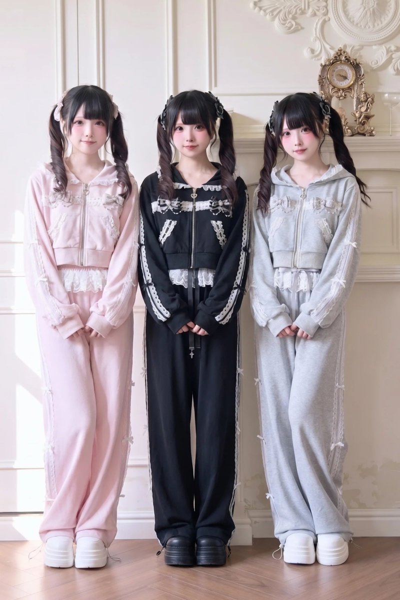 Belchic7's tweet photo. 🎀🖤レースリボン地雷セットアップ🖤🎀 https://t.co/Z4G7tdaXq6