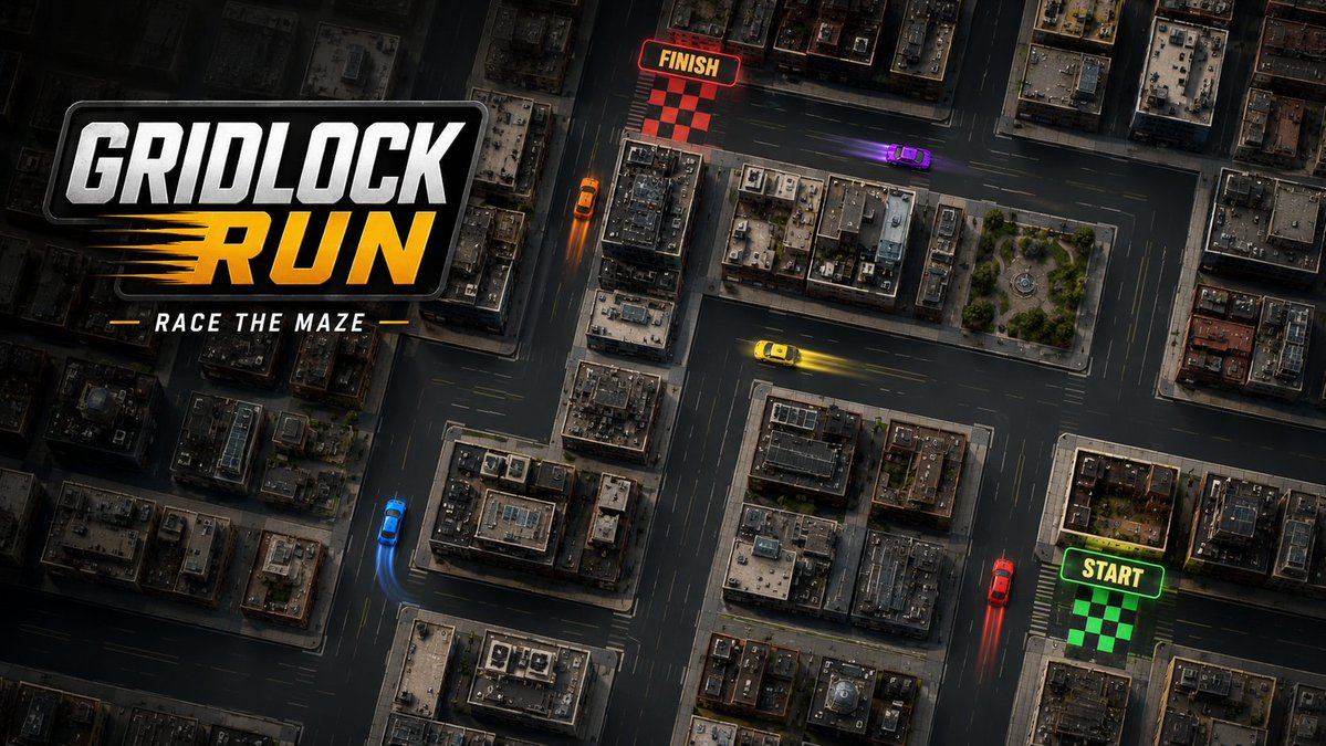 GridLockRun's tweet photo. Been relentlessly play-testing and upgrading GridLock Run for weeks now 🏁

Bugs fixed. Modes tuned. Races getting faster.

Good thing the game is addictive. 
Mid-July launch.
#GridLockRun #gamedev #browsergame #SolanaSummer #CryptoTwitter https://t.co/CBb52BOevS