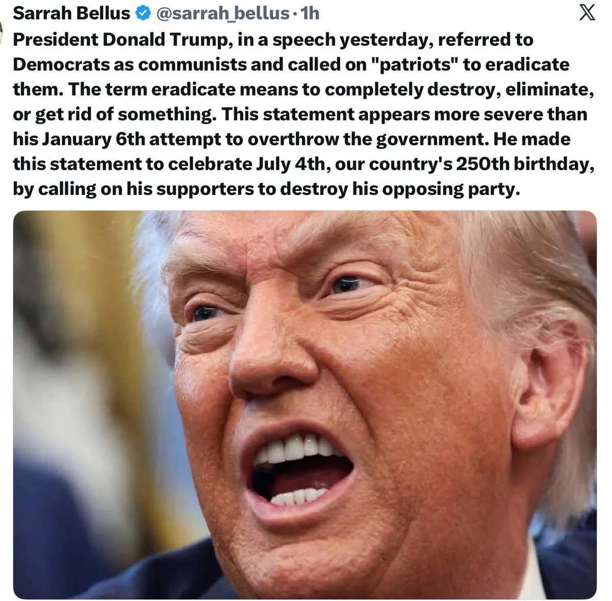 DianaCialino's tweet photo. Trump is desperate to avoid investigations of his MANY crimes while in office: the money he took for pardons, the tax money he stole for monuments to himself, the bribes he took for giving out government contracts, and the benefits he took away from the people! https://t.co/PbJ2Uj1FdR