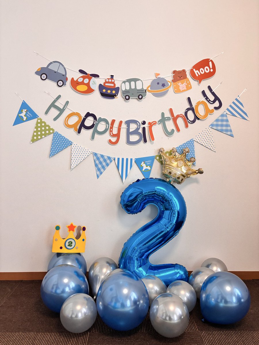 maton021206's tweet photo. Happy Birthday！！！my hero⭐️

#お誕生日
#2歳 https://t.co/MKJ5yvNhbi