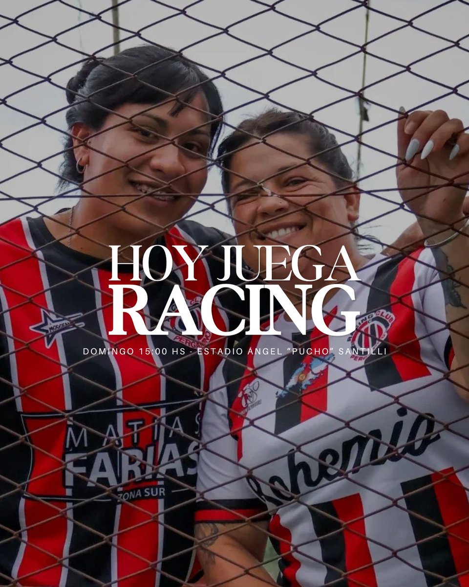 RCPergamino20's tweet photo. ¡𝗛𝗢𝗬 𝗝𝗨𝗘𝗚𝗔 #𝗥𝗔𝗖𝗜𝗡𝗚! 🔴⚪⚫ https://t.co/RETBO8AFlg