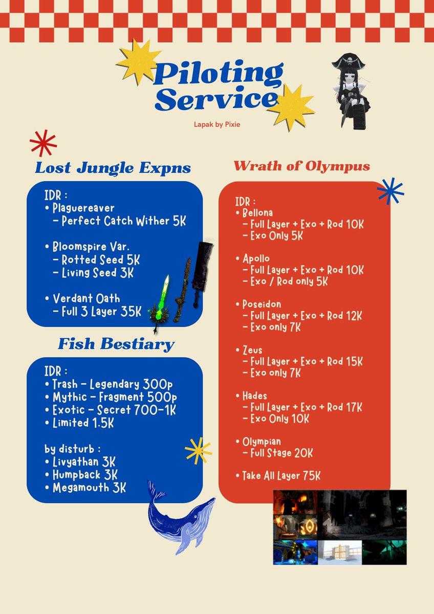 Lapakbypixie's tweet photo. Piloting / Joki Fisch Permanent Rod Pricelist 🎣✨ https://t.co/6Tbn6DKs76
